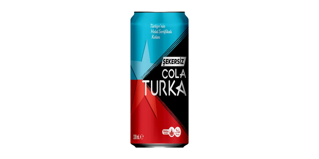 Cola Turka Şekersiz, 330 ml kutu