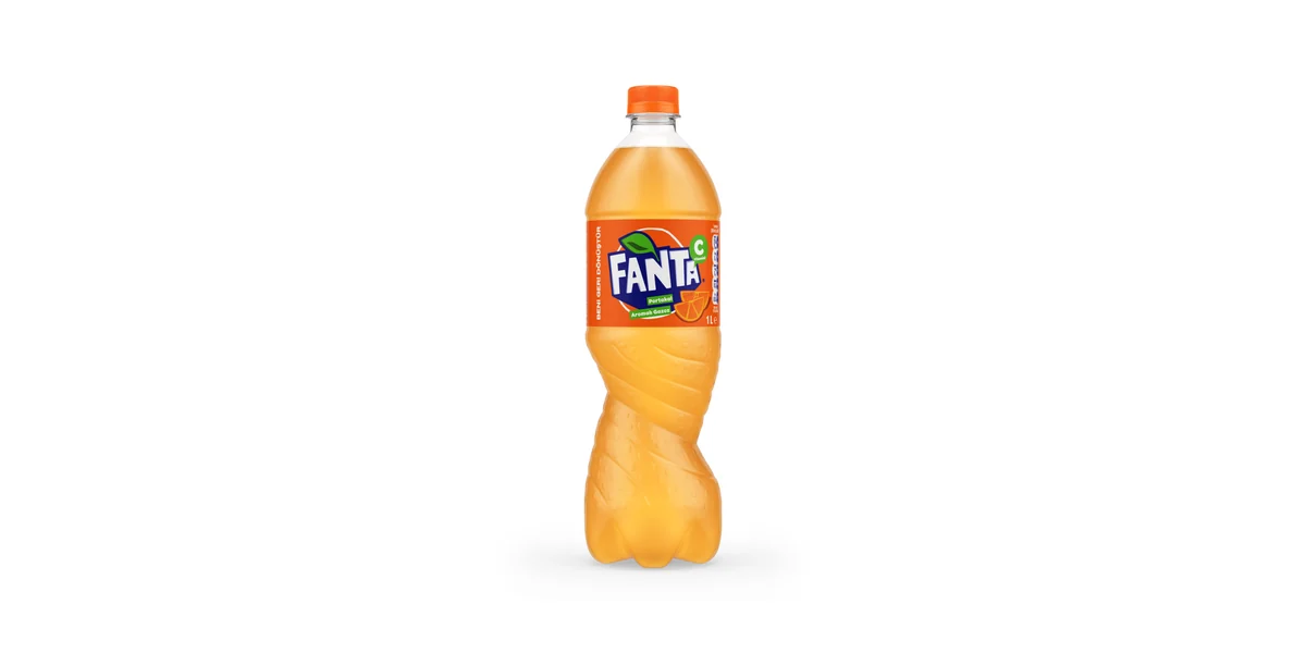 Fanta portakal, 1 litre PET şişe